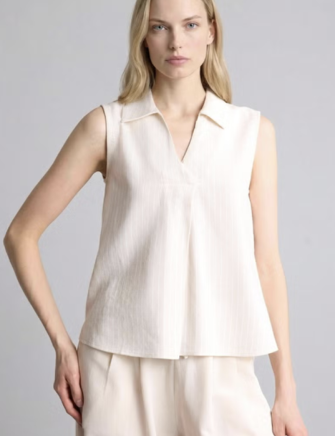 H3127AX Բլուզ կիսաթև  Linen